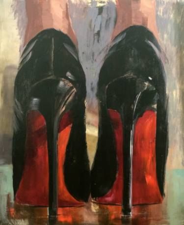 Louboutin Gesso On Canvas, Paris Painting, Tableau Art, Ap Art, A Level Art, Fashion Painting, Art Inspiration Painting, Painting Art Projects, Httyd