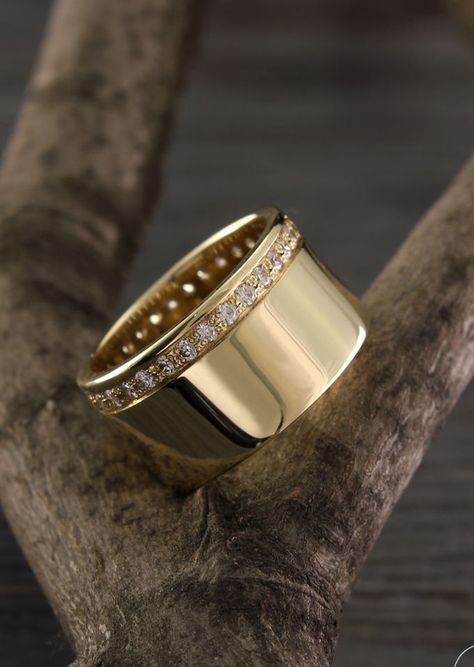 Women's eternity wedding band by WeddingRingsStore, Wide diamond wedding band, 10mm womens wedding band, Yellow gold traditional band, Wedding band for her  #jewelry #goldring #bohowedding #valentineWomen's eternity wedding band by WeddingRingsStore, Wide diamond wedding band, 10mm womens wedding band, Yellow gold traditional band, Wedding band for her  #jewelry #goldring #bohowedding #valentine Wide Gold Rings For Women, Wide Womens Wedding Band, Thick Womens Wedding Band, Wide Gold Wedding Band Woman, Gold Ring Bands For Women, Thick Wedding Bands For Her, Wide Wedding Bands For Women, Gold Bands For Women, Thick Gold Wedding Band