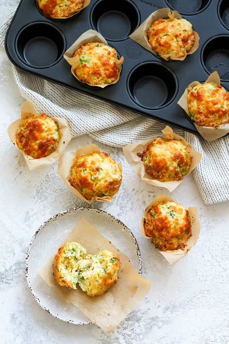 Savory Cottage Cheese Muffins are one of my favourites for an afternoon snack or breakfast. Made with chickpea flour, ground almonds, cheese, and broccoli, these gluten-free muffins are sure to keep you satisfied. Freezer-friendly and perfect for meal prep. #savorymuffins #cottagecheese #breakfsat #glutenfree #snack #heynutritionlady Savory Cottage Cheese, Cottage Cheese Dinner, Cottage Cheese Muffins, Cottage Cheese Recipes Healthy, Vegetarian Freezer Meals, Cottage Cheese Desserts, Cottage Cheese Breakfast, Scrambled Eggs With Cheese, Cottage Cheese Eggs