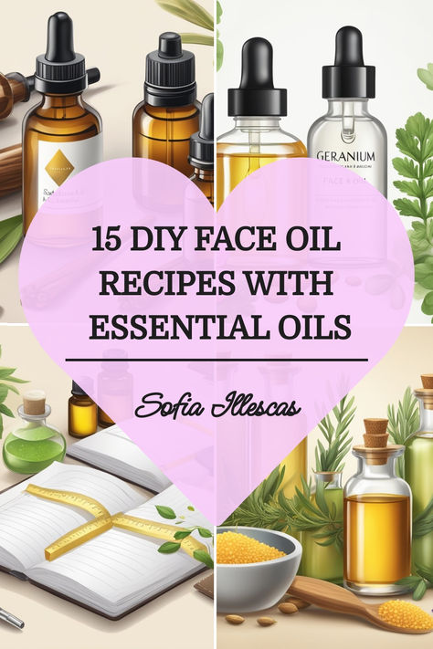 15 DIY Face Oil Recipes with Essential Oils Face Essential Oils Skin Care, Doterra Face Serum Recipe, Facial Essential Oil Blends, Essential Oils Face Serum, Skin Envy Essential Oil Recipe, Essential Oil Face Serum Recipe, Diy Face Oil Recipe, Face Oil Skin Care Routine, Essential Oils For Face Skincare