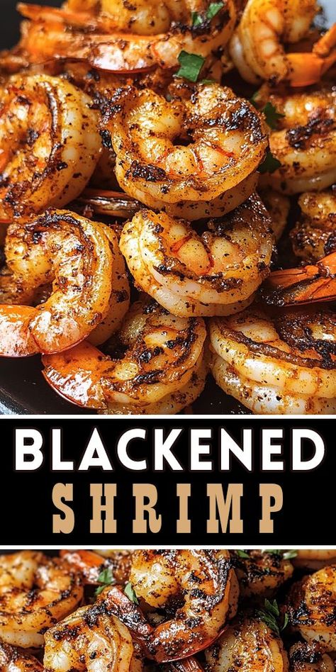 This Quick & Easy Blackened Shrimp recipe is bursting with bold spices and comes together in just 15 minutes! 🦐 Whether you're meal prepping, hosting a dinner party, or need a quick weeknight dinner, this shrimp dish is sure to impress. 🌶️ Pair with your favorite side for a complete meal! Save this Pin for later & share with friends! 👇 💬 What will you serve with your Blackened Shrimp? Let me know in the comments! #BlackenedShrimp #QuickDinner #SeafoodRecipes #HealthyMeals #ShrimpLovers Blackened Shrimp Recipes, Shrimp Bowl Recipe, Sauteed Shrimp Recipe, Precooked Shrimp Recipes, Jumbo Shrimp Recipes, Broiled Shrimp, Shrimp Bbq Recipes, Cooked Shrimp Recipes, Shrimp Bowl