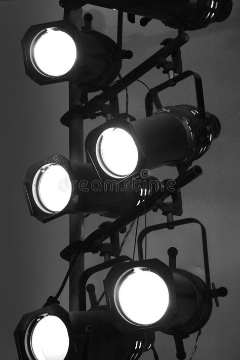 Stage Lights. On a vertical rig in black and white , #sponsored, #vertical, #Lights, #Stage, #white, #black #ad Parlour Ideas, Backstage Theatre, Technical Theatre, Stage Lighting Design, Teaching Theatre, Theatre Lighting, Ghost Light, Stage Lights, Tv Design