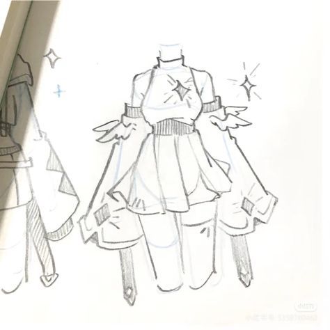 Backpack Poses Drawing, F2u Ref Sheet Base Human, Oversized Outfit Drawing, Clothing Design Reference, Clothes Reference Drawing Ideas, Cute Outfits For Drawings, Clothes Physics Drawing, Chibi Clothes Drawing, Drawn Outfit Ideas