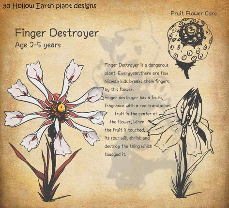 Magic Plants Art, Dnd Plants And Herbs, Fictional Plant, Dnd Herbs, Dnd Alchemy, Moxuan Zhang, Dnd Plants, Ranger Rpg, Magic Plants