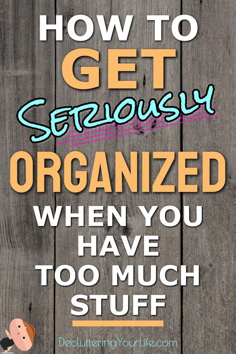 Declutter Help, Get Seriously Organized, Seriously Organized, Get Rid Of Stuff, Clutter Solutions, Getting Organized At Home, Decluttering Inspiration, Too Much Stuff, Hacks Kitchen