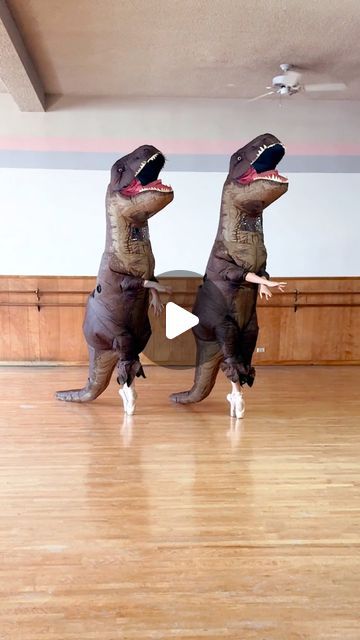 Lois Ellyn Ballet Studio on Instagram: "Taking Halloween costumes in ballet class to the next level 🦖🩰

Thank you to our friends at @rubiescostumecompany for sending us their officially licensed T. Rex @jurassicworld costumes. Check out their wide selection of Halloween costumes for trick-or-treating, parties, or themed events (like Halloween Ballet Class at your local dance studio!) at Walmart and Target!
.
.
.
#halloweenballet #halloween #halloweencostume #halloweencostumes #fall #trex #trexcostume #funny #viral #fyp #unicorn #ballet #dance #pointeshoes #ballerina #balletclass #sponsored #RubiesJurassicWorld" T Rex Costume, Ballet Studio, Disney Fanatic, Halloween Photoshoot, Ballet Class, Themed Events, Disney Family, Dance Studio, Jurassic World