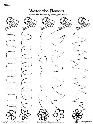 Preschool Tracing, Tracing Worksheets Preschool, Vbs 2024, Preschool Fine Motor, Spring Preschool, Preschool Writing, Line Pattern, Preschool Printables, Tracing Worksheets