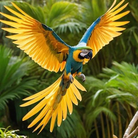 Macaws Parrot, Parrot Photo, Blue And Yellow Macaw, Parrot Flying, Birds Photography Nature, Round Of Applause, Macaw Parrot, Images Of Animals, Tropical Bird