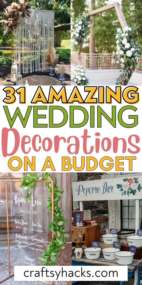 31 Tremendous Low cost and Stunning Marriage ceremony Decor Concepts- #Beautiful #Cheap #Decor #Ideas #SUPER #Wedding Check more at https://howcandothis.com/weddingideas/31-tremendous-low-cost-and-stunning-marriage-ceremony-decor-concepts/ How To Decorate Your Own Wedding, Inexpensive Wedding Alter Ideas, Easy Wedding Backdrop Ideas, Creative Wedding Decorations, Easy Wedding Reception Decorations, Inexpensive Wedding Decorations, Easy Cheap Wedding Decor, Inexpensive Wedding Decor Ideas, Vintage Wedding Ideas On A Budget