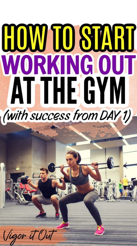 The most powerful tips when first learning how to workout at the gym with success for beginners for women or for men. A personal fitness trainer breaks down the most important things so that you can start of your New Years resolutions with success!How to start working out at the gym + the best workout tips for using a gym. Gym Routine For Beginners, Weekly Gym Workouts, Beginners Gym Workout Plan, Gym For Women, Morning Workout Motivation, Working Out At The Gym, Gym For Beginners, Gym Workout Plan For Women, Gym Plan