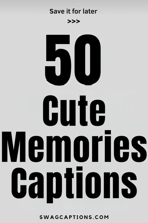 Looking for the perfect captions to match your sweet moments? Check out these cute memories captions for Instagram! Whether it's a fun day with friends, a heartwarming family moment, or a simple snapshot of joy, these captions will capture the magic of your favorite memories. Save now for all your throwback posts and future adventures! Feeling Nostalgic Quotes Memories, Friends Family Captions, Nostalgic Quotes Memories, Throwback Captions Instagram, Memories Captions Instagram, Simple Captions For Instagram, Memories Caption, Instagram Captions Family, Nostalgic Quote