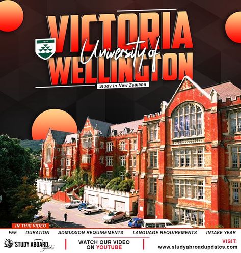 https://youtu.be/AbSJ_z1NyAg https://studyabroadupdates.com/ Victoria University of Wellington is a university in Wellington, New Zealand. It was established in 1897, Victoria had the highest average research grade in the New Zealand. In this video will discuss about, Admission requirements, Admission intake, IELTS, TOEFL requirements, Popular Programs, Tuition Fees, & Scholarships for international Students. #victoriauniversityofwellington #studyinnewzealand Victoria University, Scholarships For International Students, Study In New Zealand, Wellington New Zealand, Tuition Fees, International Students, Wellington, New Zealand, University