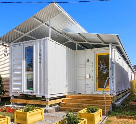 Shipping Container Homes & Buildings: $250,000 3 bedrooms 2 bathrooms Shipping Container Home, New Orleans, Louisiana Container Project, Container House Interior, Container Home Designs, Shipping Container Design, Casa Club, Shipping Container Cabin, Shipping Container Home Designs, Container Houses, Container Ideas