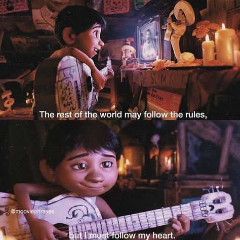 Senior Quotes Disney, Pixar Movies Quotes, Coco Quotes, Movie Captions, Pixar Quotes, Motivation Movies, Cute Disney Quotes, Life Truth Quotes, Best Movie Lines