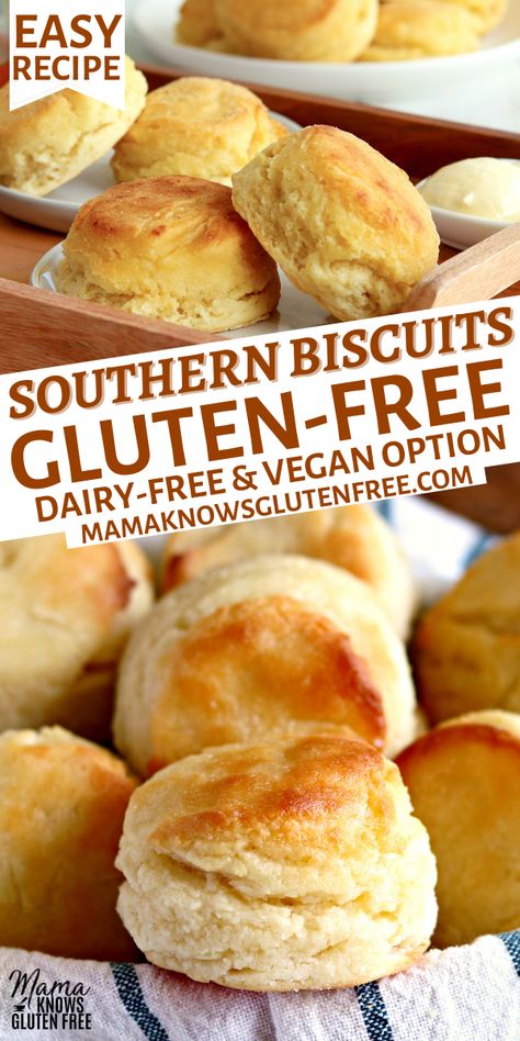 Southern Biscuits, Dairy Desserts, Gluten Free Biscuits, Gluten Free Recipes Bread, Biscuits Recipe, Homemade Gluten Free, Gluten Free Recipes For Dinner, Gluten Free Sweets, Gluten Free Dairy Free Recipes