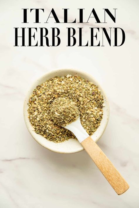 Italian Spice Blend, Italian Herb Blend Recipe, French Spices, Italian Pantry, Italian Spice, Sauces And Dressings, Homemade Spice Mix, Spice Blends Recipes, Seasoning Blends