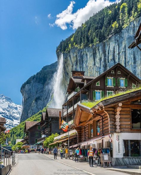 Lauterbrunnen, Switzerland's most beautiful Village! 📷: [instagram.com/g.j.u.photography] Lauterbrunnen Switzerland, Switzerland Photography, Places In Switzerland, Vacation Inspiration, Switzerland Travel, World Cities, Winter Pictures, Beautiful Villages, Beautiful Country