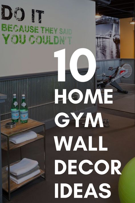 Workout Room Colors, Home Gym Ideas Small Garage, Home Gym Wall Color, Workout Room Design, Home Gym Paint Colors, Home Gym Wall Decor, Cheap Home Gym, Home Gym Wall, Workout Room Decor