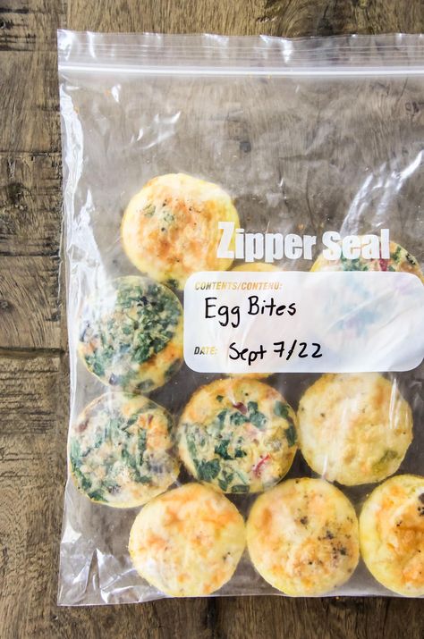 These Easy Egg Bites are a delicious way to start the day! Make them in different flavour combinations for everyone. A great recipe to freeze for grab-and-go breakfast. Freezer Eggs, Easy Egg Bites, Flavour Combinations, Cottage Cheese Eggs, Starbucks Egg Bites, Egg Cups Breakfast, Egg Bites Recipe, Frozen Breakfast, Freezer Meal Prep