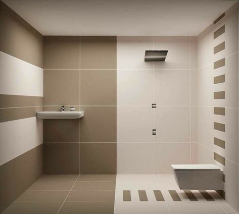 Bathrum Idea, Toilet Tile Pattern, Tails Flooring Design Bedroom, Toilet Tiles Design, Latest Bathroom Tiles Design, Bathroom Wall Tile Design, Toilet And Bathroom Design, Toilette Design, Bathroom Design Styles