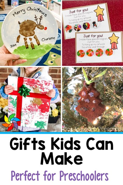 These kid-made gifts are wonderful for Christmas, Mother's Day, Father's Day, and any other special gift giving event. Gifts from kids are always a keepsake, and these look beautiful, too. Gifts From Preschoolers To Parents, Preschool Parent Christmas Gifts, Preschool Parent Gifts, Christmas Gifts Kids Can Make, Kid Made Christmas Gifts, What Is A Teacher, Christmas Presents For Parents, Parent Holiday Gifts, Preschool Christmas Gifts