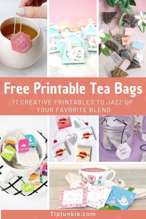 Personalized Tea Bags Favors, Tea Bag Label, Scripture Tea Tags Free Printable, Tea Bag Tags Free Printable, Favors For A Tea Party, Tea Bag Template Free Printable, Tea Bag Favors Diy, Tea Party Favors For Women Diy, Tea Tags Printable Free