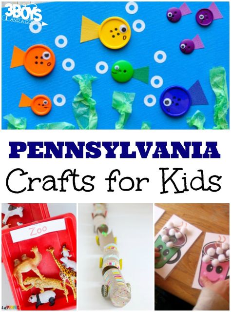 Pin109 Tweet Share +1 Share StumbleDid you know that the state of Pennsylvania is actually a commonwealth? Or that it is one of the most densely populated states in the U.S.? There’s a lot to learn about Pennsylvania and you can make a unit based on the Keystone State fun with these Pennsylvania crafts for kids! […] State Crafts, Diy Blanket Ladder, Camp Crafts, Kids Zoo, Homeschool Crafts, Fun Friday, Diy Headboards, 3 Boys, Camping Crafts