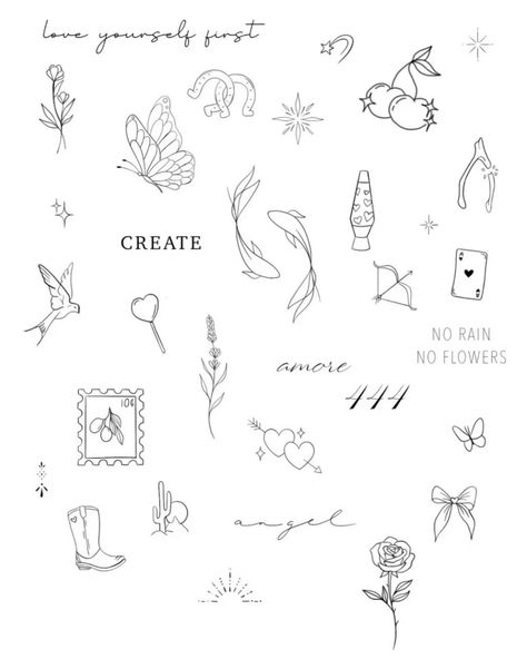 Tiny Tattoos Line Art, Patchwork Tattoo Quotes, Cute Small Patchwork Tattoos, Line Art Patchwork Tattoo, Beautiful Symbols Tattoo, Outline Patchwork Tattoos, Classy Patchwork Tattoo, Patchwork Tattoo Minimalist, Tattoo Ideas Sticker Sleeve