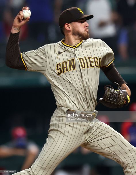 News Photo : Joe Musgrove of the San Diego Padres pitches to... Joe Musgrove, Petco Park, Arlington Texas, Football Art, San Diego Padres, Texas Rangers, One Team, Mlb, San Diego