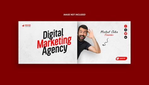 Digital marketing agency facebook profil... | Premium Psd #Freepik #psd #facebook-cover-banner #facebook-cover #facebook-cover-template #cover Digital Marketing Cover Photo, Marketing Cover Photo, Profile Cover Facebook, Fb Page Cover Photo, Facebook Cover Photo Ideas, Facebook Cover Design Ideas, Web Banner Design Creative, Creative Facebook Cover Design, Facebook Cover Ideas