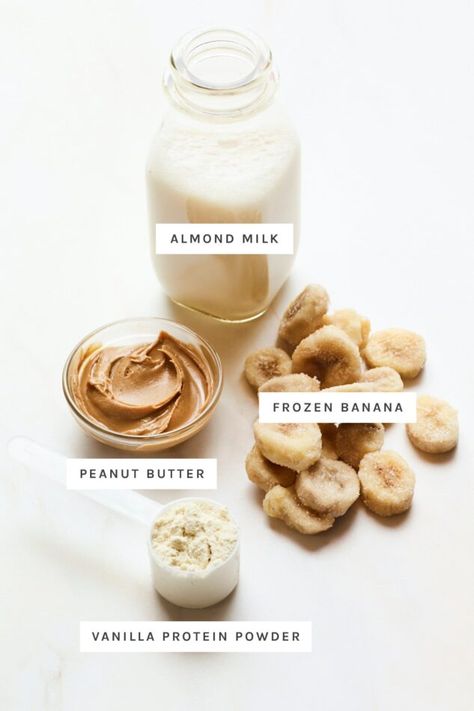 This peanut butter protein shake is made with just five simple ingredients. It’s filling, flavorful and packs in a whopping 30 grams of protein. Ninja Smoothie Bowl Recipes, Ninja Creami Smoothie Bowls, Frozen Berries Smoothie, Protien Shake Recipes, Vanilla Protein Shake Recipes, Simple Protein Shake Recipes, Easy Protein Shakes, Peanut Butter Protein Shake, Banana Protein Shake