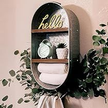 Tub With Shelves, Rustic Bathroom Decor Farmhouse, Metal Wash Tub, Galvanized Wash Tub, Galvanized Decor, Rustic Bathroom Shelves, Storing Towels, Galvanized Tub, Walnut Shelves