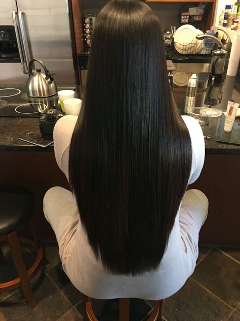 Summer Hair Goals: V-Cut with Layers for Long Hair - Ready for Any Adventure V Cut Hairstyle, Layers For Long Hair, Thicker Healthier Hair, Post Workout Shake, Natural Black Hair, Long Shiny Hair, Long Hair Images, Hair Protein, Curly Hair Styles Easy