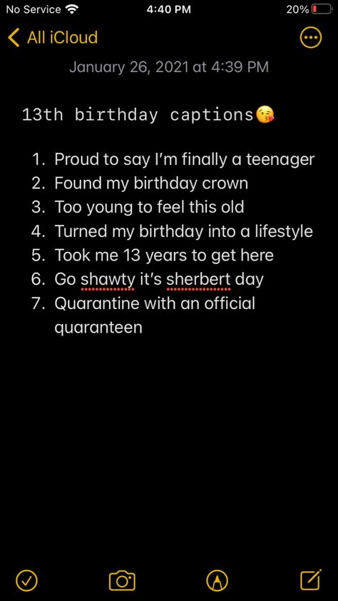 Caption For 13 Birthday, 13 Bday Captions, Birthday Countdown Captions For Instagram, 13 Birthday Caption Ideas, 13 Birthday Captions, Countdown Names For Birthday, 13th Birthday Captions, Bday Captions, Hot Captions