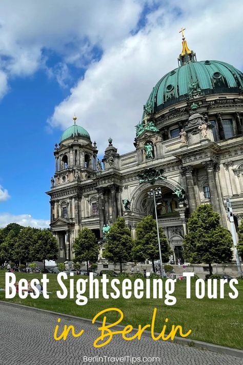 There are so many interesting ways to explore Berlin. I've rounded up some of the best sightseeing tours in Berlin to help you enjoy the city. Berlin Walking Tour, Berlin Hotel, East Side Gallery, Berlin Travel, Rick Steves, East Berlin, Brandenburg Gate, Car Tour, Bike Tour