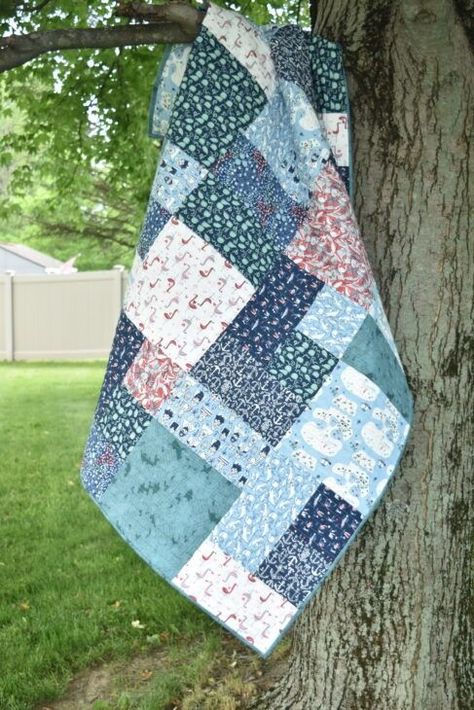 Lap Quilt Patterns Using Fat Quarters - Patchwork Posse Quilt Patterns For Men Easy, Fast And Easy Quilts, Beginner Jelly Roll Quilt Patterns Free, Simple Quilt Blocks Ideas, How Many Fat Quarters To Make A Quilt, Free Patchwork Quilt Patterns, Five And Dime Quilt Pattern, Traditional Quilt Blocks Simple, 16 Fat Quarter Quilt Pattern