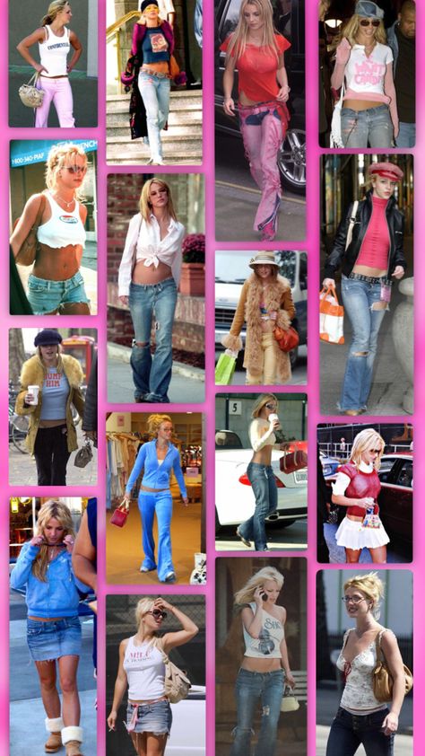 britney spears street style inspo #britneyspears #britneyspearsshuffle #fashion #fashioninspo #y2k #slay Britney Spears Y2k Outfits, Britney Spears Outfits 2000s, Brittany Spears 2000's, Britney Spears Stage Outfits, Britney Spears 2000s Outfit, Brittany Spears 2000s, Britney Spears Street Style, Britney Spears Style, Blonde Costumes