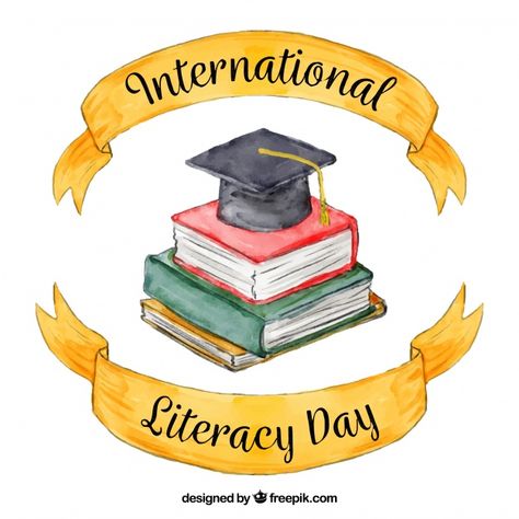 International Literacy Day Painting, International Literacy Day Poster Drawing, Reading Month Poster, Literacy Day Drawing, International Literacy Day Poster, Literacy Day Poster, World Literacy Day, September Holidays, World Book Day Ideas