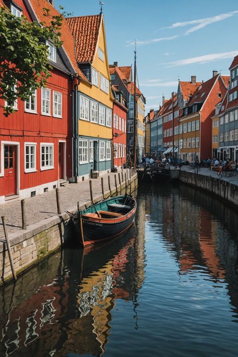 The Ultimate Denmark Travel Itinerary: See It All in One Trip! Copenhagen In Spring, Travel To Denmark, Copenhagen Denmark Summer, Copenhagen Denmark Aesthetic, Herning Denmark, Denmark Architecture, Denmark Aesthetic, European Streets, Rosenborg Castle