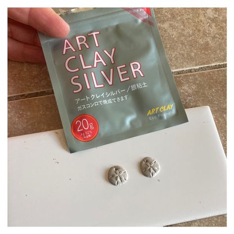 Working with PMC (precious metal clay) Precious Metal Clay Tutorial, Silver Clay Jewelry, Metal Clay Pendant, Metal Clay Tutorial, Pmc Clay, Pack Of Playing Cards, Pmc Jewelry, Precious Metal Clay Jewelry, Pebble Jewelry