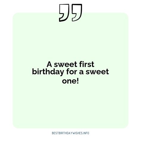 A 1st birthday is a special milestone for parents and children alike, so why not make it extra special by sharing a few of these sweet and loving quot... | # #BirthdayWishes Check more at https://www.ehindijokes.com/sweet-quotes-happy-1st-birthday-wishes/ First Birthday Wishes For Baby Boy, Happy 1st Birthday Boy Quotes, 1st Birthday Captions Instagram, 1st Birthday Wishes For Boy, Birthday Wishes For Baby Boy, Baby Birthday Wishes, Baby Birthday Quotes, First Birthday Quotes, Happy 1st Birthday Wishes