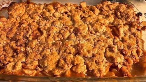 Dieter24 - Weight Watchers Apple Crisp, Apple Crisp With Oatmeal, Cookies And Brownies, Healthy Apple Crisp, Ww Desserts, Weight Watchers Desserts, Apple Crisp Recipes, Apple Filling, Sugar Substitute