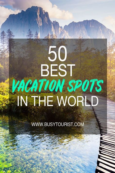 Best Countries To Visit, Vacation Locations, Summer Vacation Spots, Best Vacation Spots, Vacation Goals, Dream Vacations Destinations, Vacation Tops, Relaxing Vacations, Top Travel Destinations