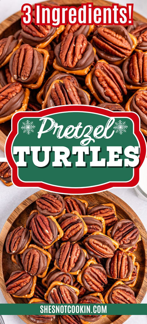 Rolo pretzel turtle bites. Christmas Treat Trays Ideas, Rolo Pretzel Bites Thanksgiving, Tootsie Rolls Recipe, Christmas Treat Pretzels, Turtle Rolo Pretzels, Rolls And Pretzels, Pretzel Rollo Pecan Christmas Treats, Pretzel Ideas Parties Food, Christmas Treats With Rolos