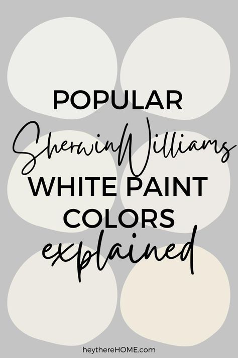 6 Top Sherwin Williams White Paint Colors Explained Eager White Sherwin Williams, Sherwin-williams Williams White, White Interior Paint Sherwin Williams, White Wall Paint Sherwin Williams, Downy White Sherwin Williams, Sherwin Williams Cloud White, Sw Best White Paint Colors, Off White Paint Colors Sherwin Williams, Sherman Williams Off White Paint Colors