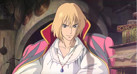 Howl with blonde hair Howl's Moving Castle Howl, Howl Pendragon, 하울의 움직이는 성, Fire Demon, Howl's Moving Castle, Studio Ghibli Movies, Disney Infinity, Ghibli Movies, Ghibli Art