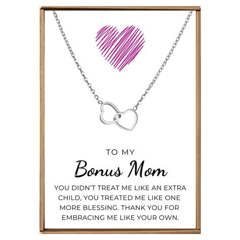 Step Mom Mothers Day Gifts, Mother Son Necklace, To My Bonus Mom, Step Mother Gifts, Boyfriends Mom Gifts, Bonus Mom Gifts, Gifts 2023, Mom Wedding Gift, Bonus Mom