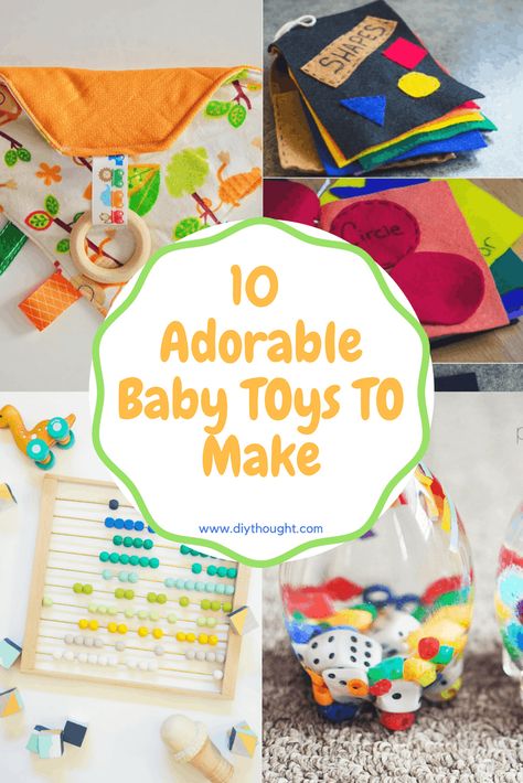 Diy Toys For Babies 6-12 Months, Diy Baby Gym, Homemade Baby Toys, Diy Sensory Toys, Toys To Make, Diy Montessori Toys, Handmade Baby Toys, Baby Toys Diy, Baby Sensory Toys