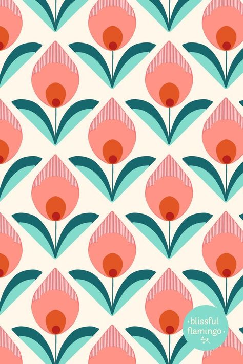 Repeating Pattern Design, Fabric Home Decor, Pattern Design Inspiration, Textile Pattern Design, Geometric Flower, Logo Creation, Design Textile, Motif Design, Repeat Pattern