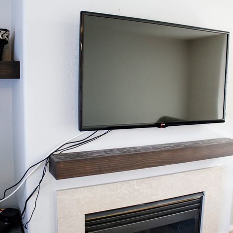 Hide Wires On Wall, Hiding Tv Cords On Wall, Hide Cords On Wall, Dresser Makeover Diy, Hide Electrical Cords, Hide Tv Cords, Hide Tv Cables, Tv On The Wall, Hide Cable Box